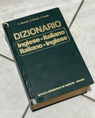 Dizionario inglese - italiano  DE AGOSTINI 1974