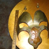 MASCHERA RAME TRIBALE  ETNICA CARNEVALE GIULLARE