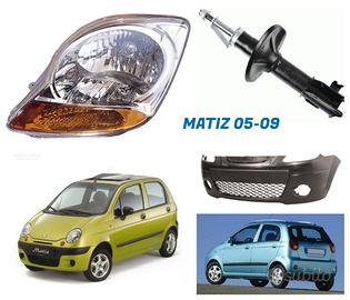 Chevrolet Matiz paraurti cofano fanale freni ammor