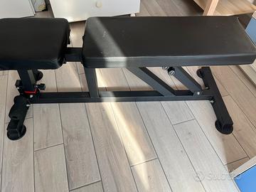 Panca + pesi regolabili fino a  24 kg