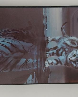 Cover Samsung Galaxy A23 5G / 4G con Tigre e Gatto