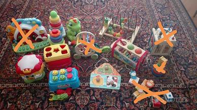 Giochi 0-2 anni in legno e sonori