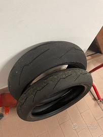 Gomme pirelli v2 sc2 120/70 r17 - 200/55 r17