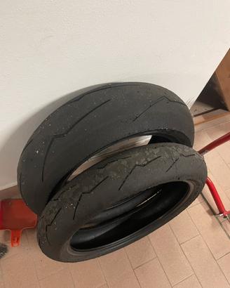 Gomme pirelli v2 sc2 120/70 r17 - 200/55 r17