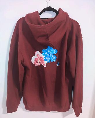 Felpa da donna con decorazione floreale Trento 