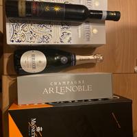 Champagne, Mionetto Magnum, Berlucchi tutte stock
