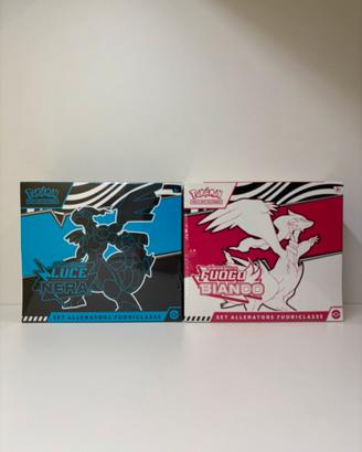 Coppia ETB Pokemon Luce Nera e Fuoco Bianco