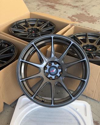4 cerchi in lega japan racing 17x8.25j et25