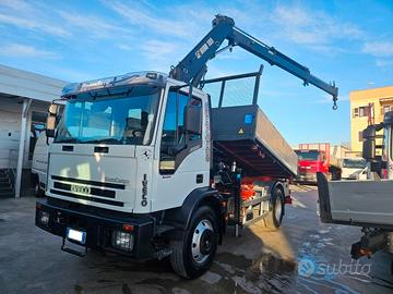 IVECO EUROCARGO 150E18 GRU E RIBALTABILE-2000