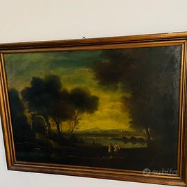 Quadro grande olio su’ tela del’700