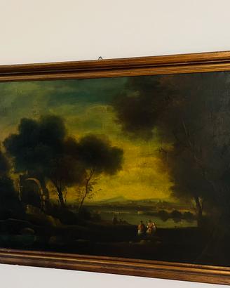 Quadro grande olio su’ tela del’700