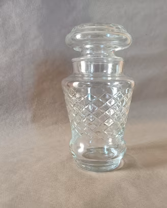 Vaso in vetro con coperchio 
