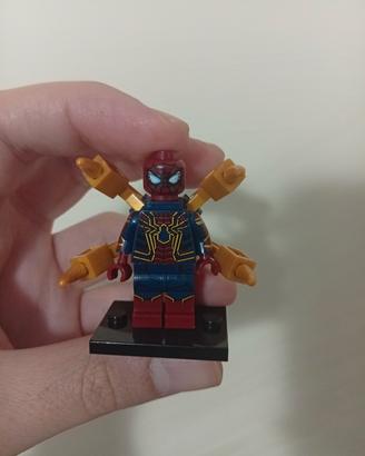 minifigure iron spider man marvel avengers