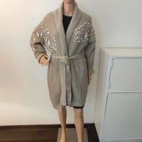 Cardigan lungo in maglia Lamiar