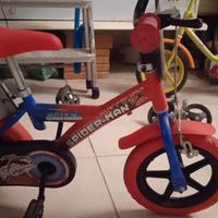 bicicletta spiderman 