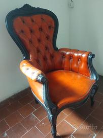 Poltrona Riproduzione Luigi XVI