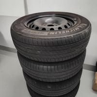 Cerchi 6.5Jx15 ET40 5x110 e gomme 195 65 R15