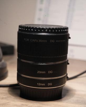 tubi prolunga per canon ef