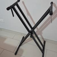 Supporto Tastiera Musicale/Piano a Doppia X