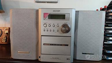 stereo compact Sharp MP3 , CD  e cassette 