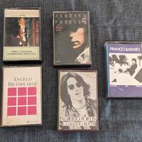 lotto cassette musicali artisti italiani 