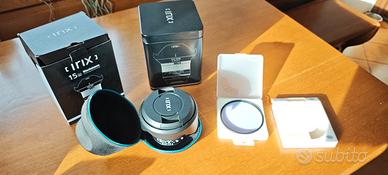 irix 15mm black Stone..filtro Natural night nisi