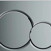 placca Geberit cromo 