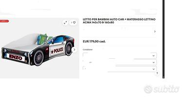 Letto per bambino 160×80 con materasso -come nuovo