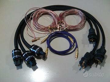 set completo cavi audio hi fi