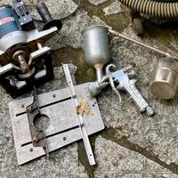 Fresa manuale e aerografi