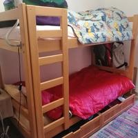 Letto a castello in legno