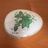Uovo Herend decoro Apponyi verde