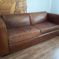 Divano in pelle modello Berlin