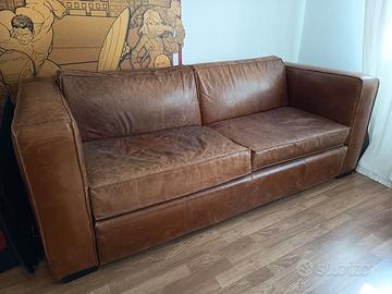 Divano in pelle modello Berlin