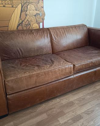 Divano in pelle modello Berlin