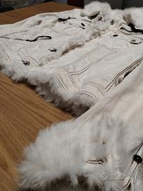 Giacca velluto Guess e pelliccia di coniglio