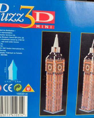 Puzzle 3D Mini Big Ben di Londra