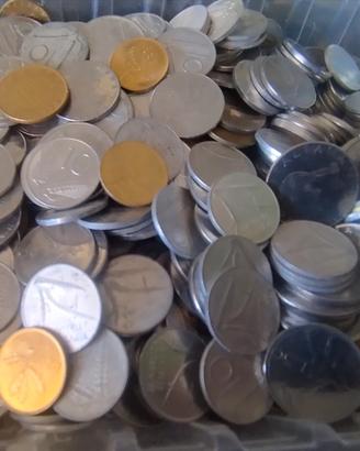 3kg. monete metallo Italia ari anni e valori
