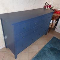 cassettiera Hemmes Ikea blu