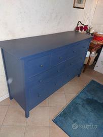 cassettiera Hemmes Ikea blu