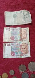 banconote  da mille lire 