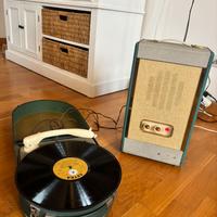 Giradischi d’epoca Lesa Milano cassa funzionante