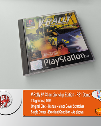 V-Rally 97 Champ. Ed. - PS1 PAL - Manual Included