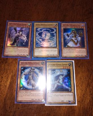 Lotto 5 carte di Yu-Gi-Oh 