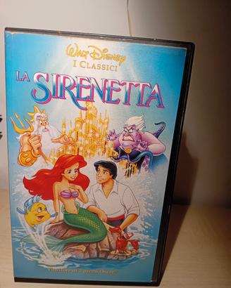 vintage videocassetta VHS La Sirenetta