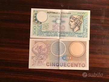 Carta moneta da lire 500