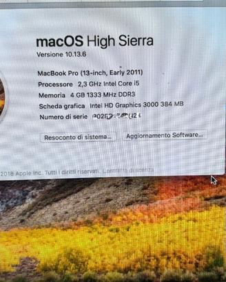MacBook Pro 13 early 2011