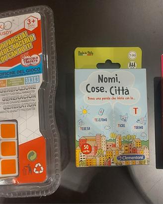 Giochi vari Clementoni, cubo di Rubik e in legno