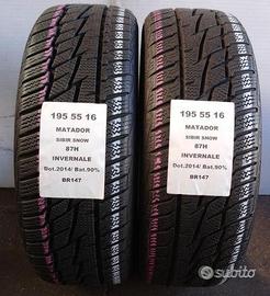2 gomme 195 55 16 matador br147