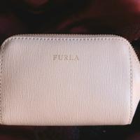 mini portamonete trousse pochette rosa e oro